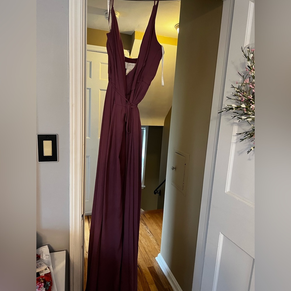David’s bridal bridesmaid wrap dress